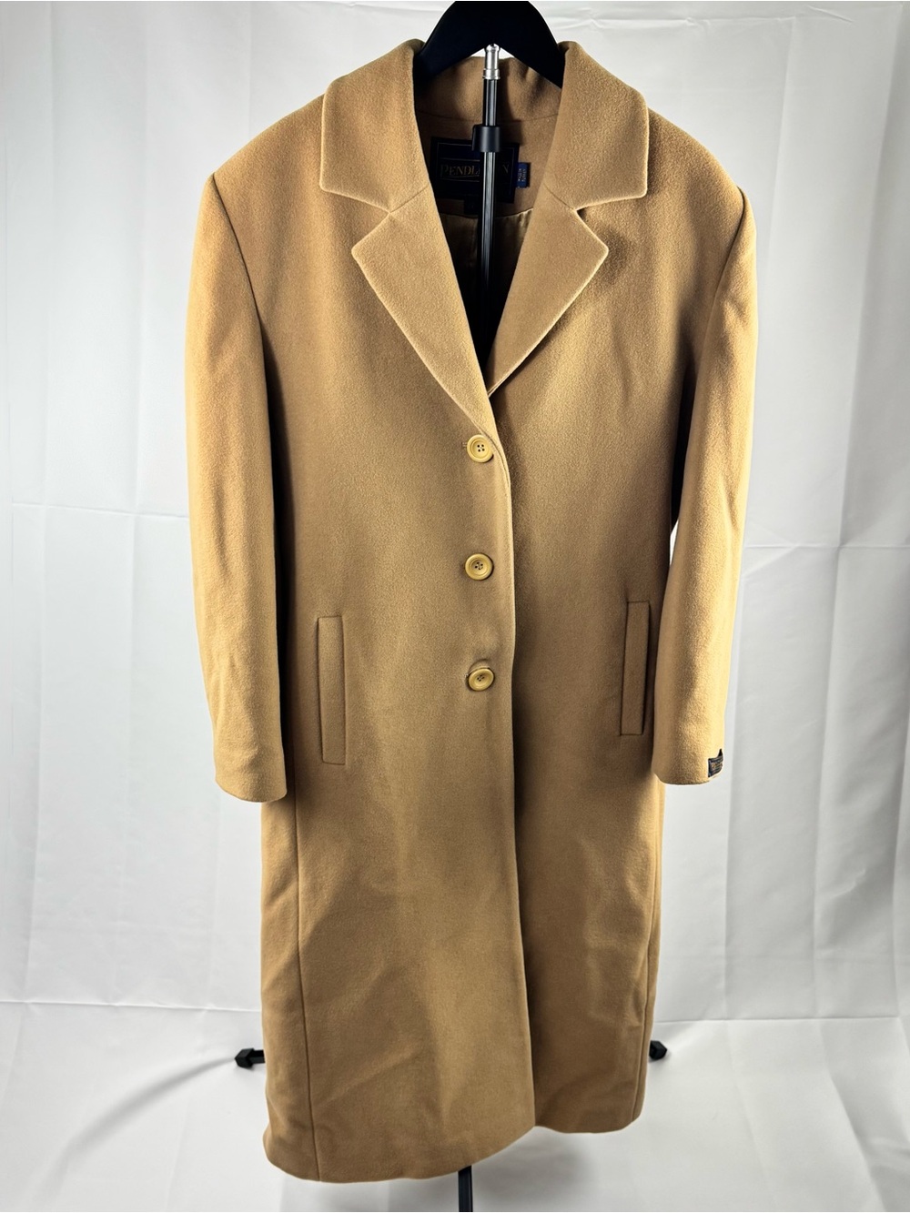 Women’s Pendleton Camel Wool Blend Overcoat
